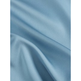 Women Satin Lapel Flap Pocket Solid Long Sleeve Shirt