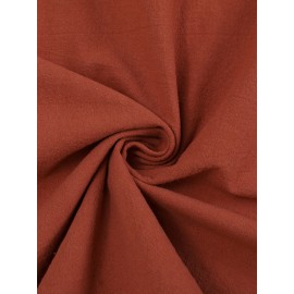 Women Plain Crew Neck Cotton Casual 3/4 Sleeve Blouse Women Plain Crew Neck Cotton Casual 3/4 Sleeve Blouse