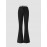 Solid Knotted Hollow-out Flared Pants