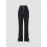 Solid Two Sides Lace Up Hollow Zip Front Pants