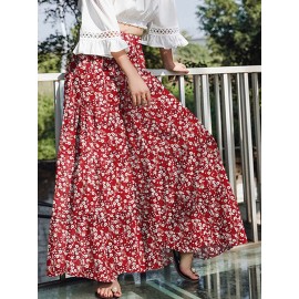 Bohemian High Waist Floral Print Loose Pants Bohemian High Waist Floral Print Loose Pants