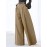 Women Solid Pleated High Waist Casual Wide Leg Pants