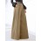 Women Solid Pleated High Waist Casual Wide Leg Pants