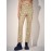 Check Print Tie Waist Hollow Bootcut Leg Pants