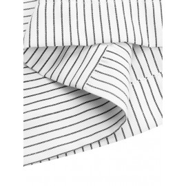 Striped Print Button Culottes For Women Striped Print Button Culottes For Women