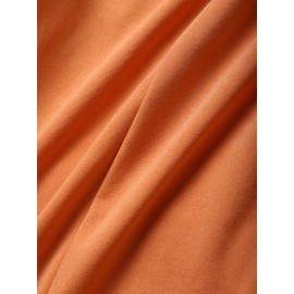 High Waist Solid Double Slit Hem Bootcut Leg Pants High Waist Solid Double Slit Hem Bootcut Leg Pants