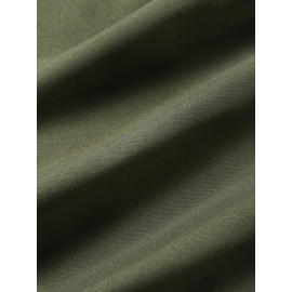 Women Solid Color Double Pocket Casual Overall Jumpsuit