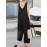 Solid Backless Sleeveless Casual Jumpsuit