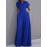 Women Solid Notched Neck Short Sleeve Wide Leg Jumpsuit