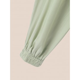 Women Floral Print Crew Neck Sleeveless Jumpsuit With Pocket