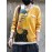 Cartoon Retro Printed O-neck Long Sleeve Sweater
