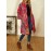 Floral Printed Long Sleeve Turn-down Collar Coat For Women
